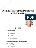 Syndromes Topo Médullaires