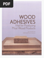 Wood Adhesives: Vital For Producing Most Wood Products