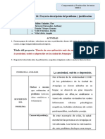 Laboratorio 14-Proyecto-Descripción Del Problema y Justificación