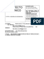 Informe Etapa N°2 Proyecto de Mejoramiento Urbano Espejo de Agua, La Serena, Region de Coquimbo