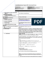 Lesson Exemplar in MATHEMATICS 11 Using The IDEA Instructional Process