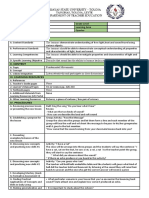 I. Objectives: Name of The School Grade Level Name of The Teacher Learning Area Date & Time Quarter