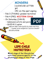 LIFE CYCLE NUTRITION - Pregnancy and Lactation 2