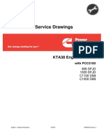 Service Drawings: KTA38 Engine Platform