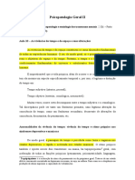 Aula 10 - PGII - As Vivências Do Tempo e Do Espaço e Suas Alterações