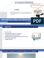 Sesion 08 y 09 Matematica para El Negocio