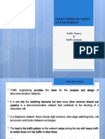 Telecommunication S Engineering: Traffic Theory & Traffic Analysis