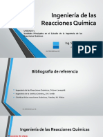 Ingeniería de Las Reacciones Química-UNIDAD UNO