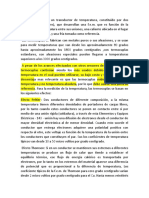 Una Termocupla Es Un Transductor de Temperatura