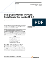 Using CodeWarrior TAP With PDF