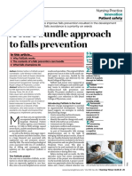 A Care Bundle Approach To Falls Prevention