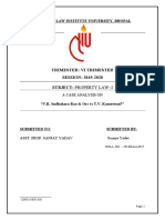 Trimester: Vi Trimester SESSION: 2019-2020 Subject: Property Law-I