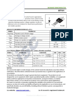 Datasheet BT151X