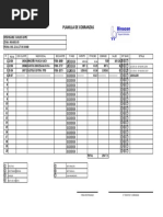 Planilla de Cobranza