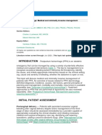 Postpartum Hemorrhage: Medical and Minimally Invasive Management