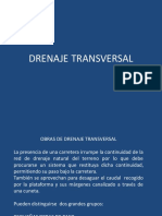 Ejemplos de Drenajes Viales Transversales