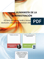 Teoria Humanista de La Administracion