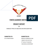 Finite Element Method: Project Report