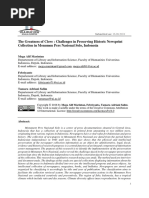 The Greatness of Clove: Challenges in Preserving Historic Newsprint Collection in Monumen Pers Nasional Solo, Indonesia