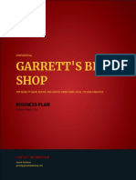 Garrett'S Bike Shop: Business Plan