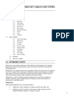 Categories of Cargo and Types of Ships