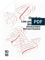 Bernard Dupriez - Gradus - Les Procedes Litteraires (Dictionnaire) - 10-18 (1985) OCR PDF