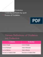 Contents:: Oxidation and Reduction Oxidizing and Reducing Agent Process of Oxidation