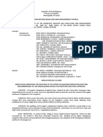 MDRRMC Resolution 03-2020 Desilting of Upper Calaguiman Irrigation Dam