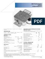 E2V Technologies MG5424 X-Band Magnetron: Maximum and Minimum Ratings