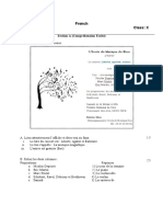 CBSE Class 9 French Sample Paper Set A