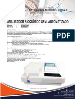 Analizador Bioquimica Semi Automatizado bs3000m Sinnowa