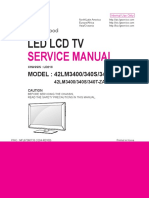 Led LCD TV: Service Manual