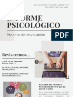 Clase Informe Psicologico y Devolucion PDF