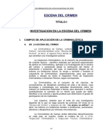 3.escena Del Crimen, Indicios e Evidencias