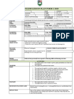 English Lesson Plan Form 2 2020: Inculcating Beliefs and Cultural Practises Are Essential in Producing Good Malaysians