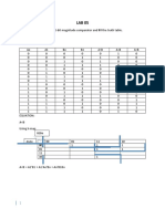 Task 1: Make The Circuit of 2-Bit Magnitude Comparator and Fill The Truth Table. Solution: Truth Table