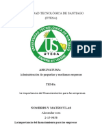 Administracion de Peuqñeas y Mediana