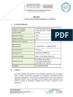 Sílabo Investigación Operativa I - 2020-I