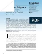 Strategy As Diligence PDF