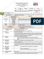 Poblacion, Sibonga, Cebu Detailed Lesson Plan (DLP Format) S.Y. 2019 - 2020