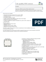 MDT Air Quality/CO2 Sensor, Flush Mounted