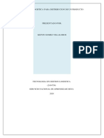 Actividad 6 Logistica para Distribucion de Un Producto