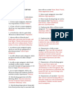 Report 5: Adrenoreceptor Antagonist Drugs