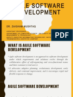 Agile Software Development: Dr. Zaigham Mushtaq