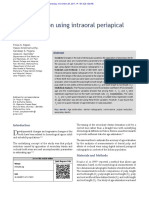 Age Estimation Using Intraoral Periapical Radiographs: Riginal Rticle