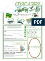 Landscapes Vocabulary Exercises Icebreakers Oneonone Activities Reading Comprehens - 52760