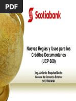 Nuevas Reglas de Las Cartas de Credito - UCP 600