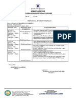 Schools Division of Tarlac Province: Individual Work Week Plan