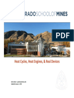 Heat Cycles, Heat Engines, & Real Devices: John Jechura - Jjechura@mines - Edu Updated: January 4, 2015