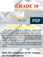 TLE GRADE 10 Performing Mensuration and Calculation